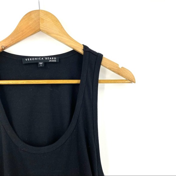 Veronica Beard Jeans Decker Ruched Midi Dress sz S - Picture 5 of 7